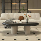 48.43 Table basse moderne en forme de nuage pour salon, table basse à 4 pieds - 48.4