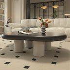 48.43 Table basse moderne en forme de nuage pour salon, table basse à 4 pieds - 48.4