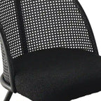 Chaise de salle à manger haute en rotin bouclé