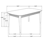 Ensemble de salle à manger design style ferme moderne