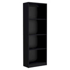 Bibliothèque à 5 étagères et armoire de 74 po de largeur