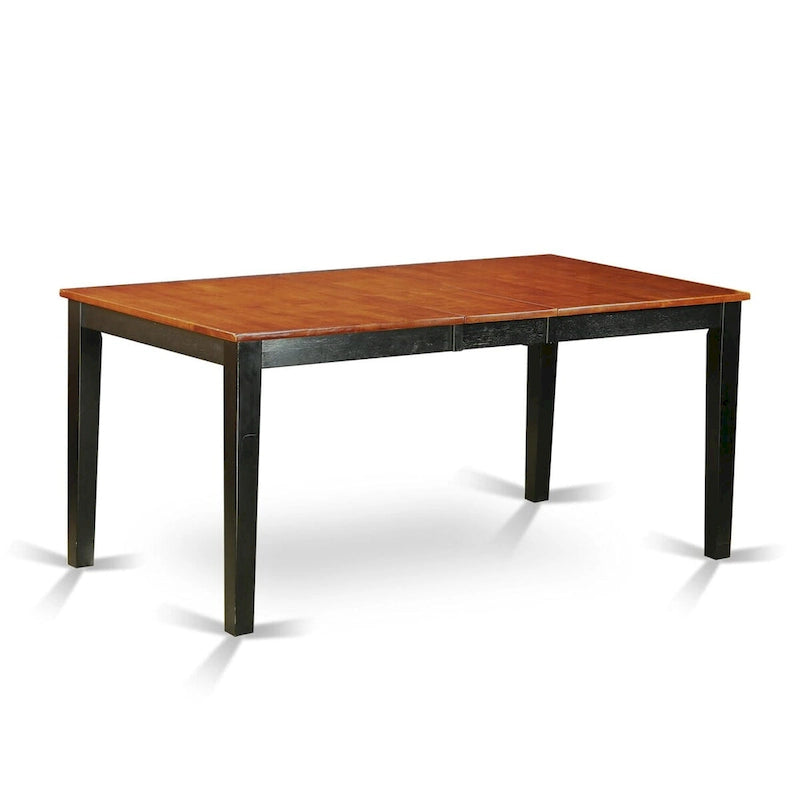 Ensemble de salle à manger East West Furniture comprenant une table rectangulaire et des chaises de salle à manger avec un banc (options de type de siège de chaise)