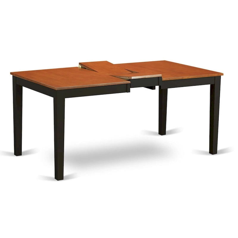 Ensemble de salle à manger East West Furniture comprenant une table rectangulaire et des chaises de salle à manger avec un banc (options de type de siège de chaise)