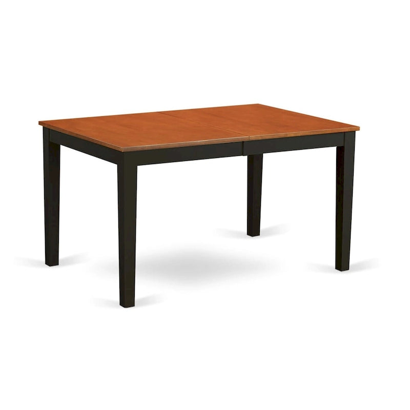 Ensemble de salle à manger East West Furniture comprenant une table rectangulaire et des chaises de salle à manger avec un banc (options de type de siège de chaise)