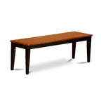 Ensemble de salle à manger East West Furniture comprenant une table rectangulaire et des chaises de salle à manger avec un banc (options de type de siège de chaise)