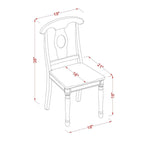 Ensemble de salle à manger East West Furniture comprenant une table rectangulaire et des chaises de salle à manger avec un banc (options de type de siège de chaise)