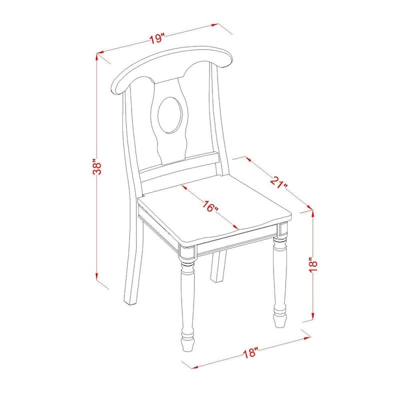 Ensemble de salle à manger East West Furniture comprenant une table rectangulaire et des chaises de salle à manger avec un banc (options de type de siège de chaise)