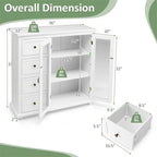 Buffet de rangement – 12P x 36L x 37H